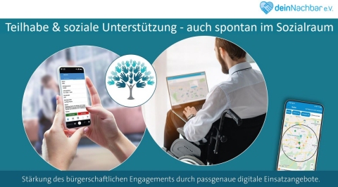 Alltagshilfe neu definiert: deinNachbar stellt neues Helferportal mit praktischer App vor