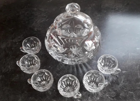 Bowle Bleikristall Service