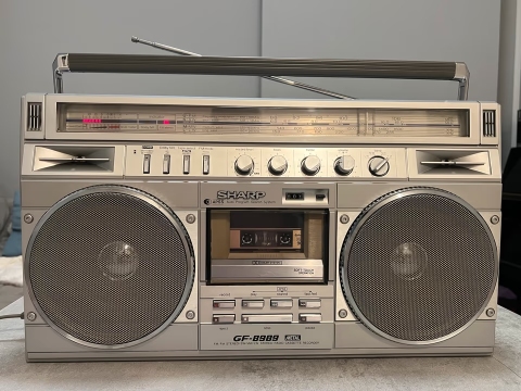 Sharp GF 8989 Ghettoblaster Kassettenrekorder Boombox