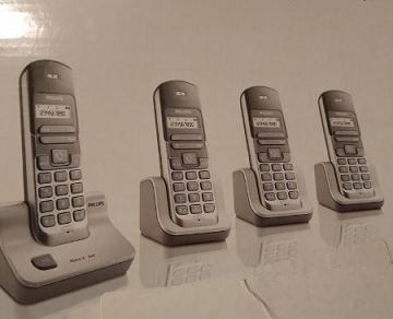 Telefonset mit 4 Geräten