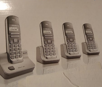 Telefonset mit 4 Geräten