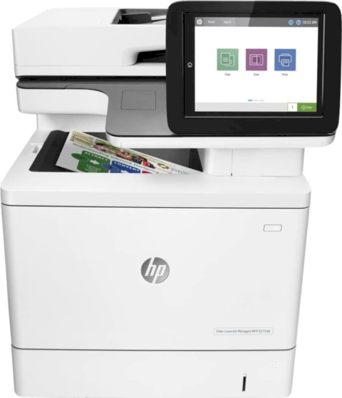 HP Color LaserJet Managed MFP E57540dn Drucker USB LAN DUPLEX