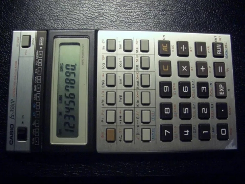 Casio FX-3500P programmierbarer Taschenrechner Kult Anfang der 80er