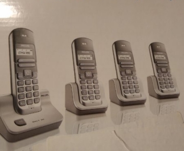 Telefonset mit 4 Geräten