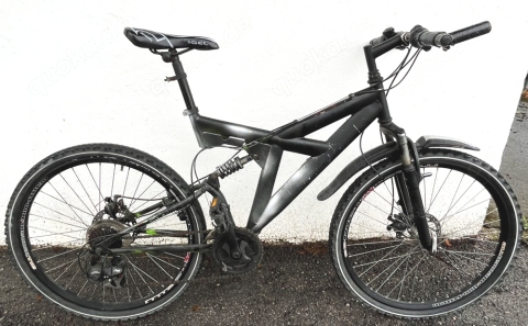 21-Gang Mountainbike, voll gefedert, Scheibenbremsen, fahrbereit