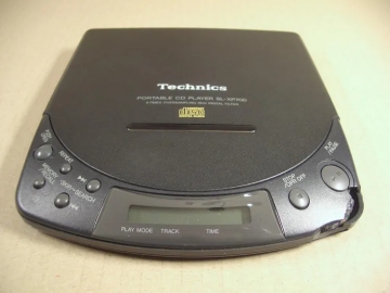 Vintage Technics SL-XP700 Portable CD Player