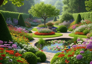 Hobbygärtner hilft im Garten