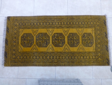 Orientteppich Gold Afghan