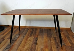 Couch-Beistelltisch, 60er Jahre Stil, 100 x 50 x 58 cm