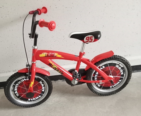 McQeen Kinderfahrrad 14 Inch mit Stützrädern