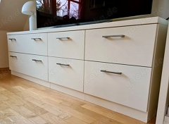 zu verschenken: weißes hochwertiges Sideboard