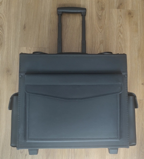 Pilotenkoffer Trolley Franzen Pat.Pending Zahlenkombinationsschloss Teleskop Rollen