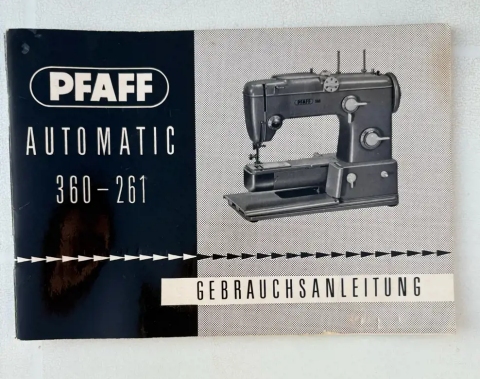 Pfaff Nähmaschine 360 Automatik aus den 1960er Jahren