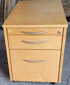 Schreibtisch Container in Buche