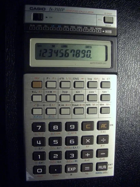 Casio FX-3500P programmierbarer Taschenrechner Kult Anfang der 80er