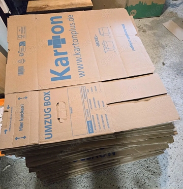 Verkaufe neuwertige Umzugskartons 67 Stück