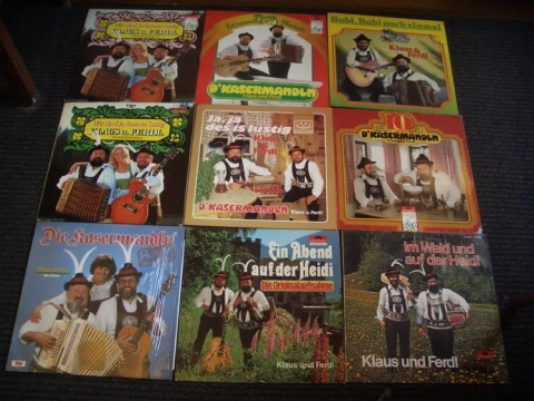 17 x Kasermandeln LP‘s für Liebhaber rar!