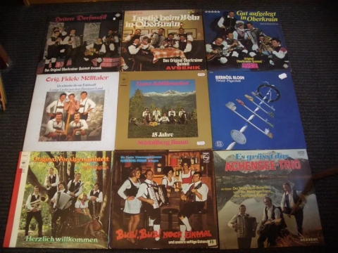 17 x Volks- LP‘s für Liebhaber rar!