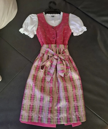 Kinder Dirndl Größe 104, 3 teilig