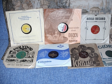 Schellackplatten, N 78, 22 Stück