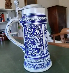 Schwerer Masskrug, (Stein)