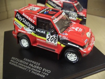 Modell Mitsubishi Pajero Evo SKM99025 Kleinschmidt / T. Thorner