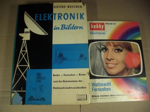 2 Elekronik- Bücher: Weltmacht Fernsehen und Elektronik in Bildern