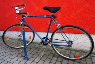 NSU (Neckarsulm Motorenwerke AG)-Sportrad, Singlespeed, blau, 21