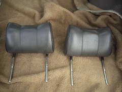 1 Paar Vintage Kopfstützen Nackenstützen Opel mit Hussen