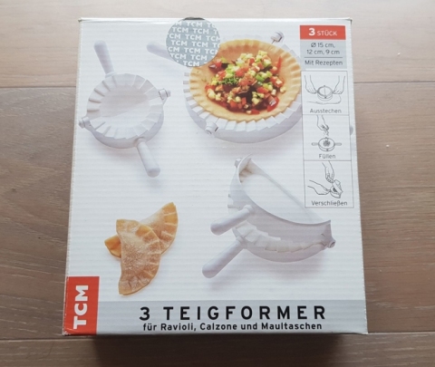 3 Teigformer für Ravioli, Maultaschen usw.