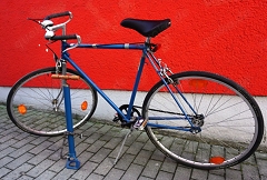 NSU (Neckarsulm Motorenwerke AG)-Sportrad, Singlespeed, blau, 21