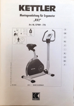 Kettler RX2 Ergometer zu verkaufen