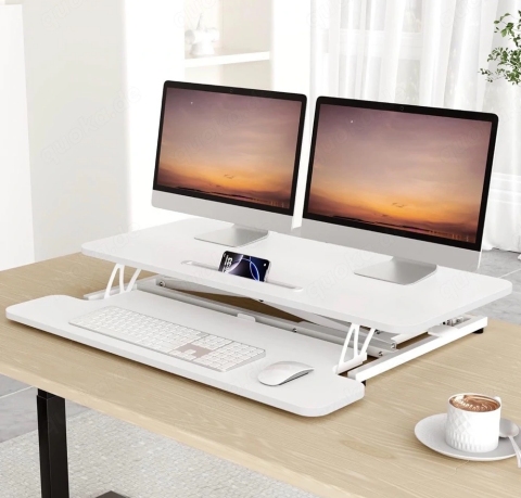 Schreibtischaufsatz für ergonomisches Arbeiten