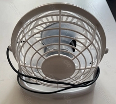Ventilator Tischventilator USB Weiß