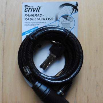 Fahrrad-Kabelschloss von crivit
