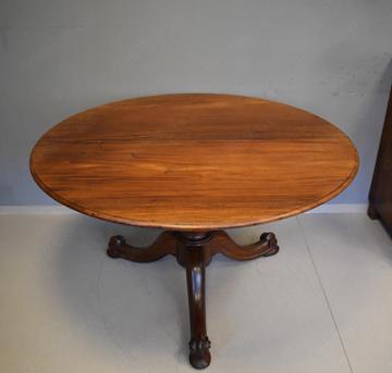 Antiker Viktorianischer Tilt-Top Tisch Holland & Sons Mahagoni ca. 1850
