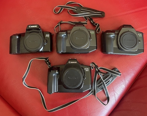 Canon EOS Bodies 1000F 650 600 X 2 Konvolut