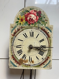 Schwarzwälder Schilderuhr oder Lackschilduhr