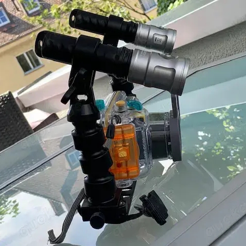 Ausrüstung zum Filmen Unterwasser