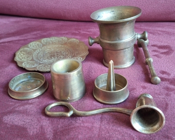 Konvolut Messing antik, vintage