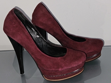 Neuwertig! Damen High Heels Größe 40 No Ballerinas Munich bordeaux TOP!