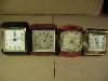 4 antike Reisewecker 3x Kienzle und 1x Blessing
