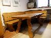 Massiver Eichentisch mit Eckbank
