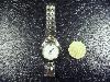 Rare Seiko Solaruhr Damen silber gold bicolor 22mm V114-0AB0 weißes Zifferblatt 6,5