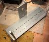 TV Rack aus Glas und Alu