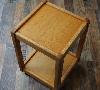 Tisch-Regalwagen klein, Hellholz, 32,5 cm , 50cm Höhe, praktisch-flexible Ablage