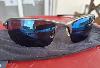 Oakley Wiretap Blau verspiegelt.