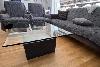 Couchtisch mit Glasplatte - TOP Zustand