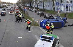 Verkehrsunfall Friedenheimer/Ecke Landsberger