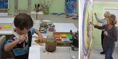 NEU ab 1. Mai 2010: OFFENES ATELIER - Freies Malen für jedes Alter!